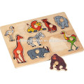 CE Standard Handmade New Toy Wooden Animal Puzzle